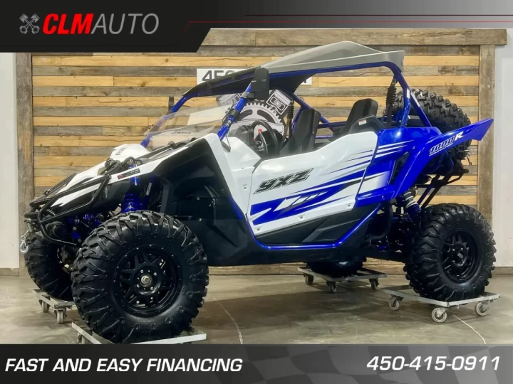 2017 YAMAHA YXZ 1000R EFI SS-SPORT SHIFT + EPS + 4X4 + FOX PODIUM X2 + SEULEMENT 4044 KM 