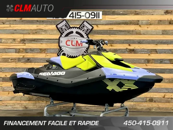 2024 BRP SEA-DOO SPARK TRIXX 90 H.P + IBR + NOUVEAU MODE TRIXX + BANC FREESTYLE 1 UP + 0 HR 