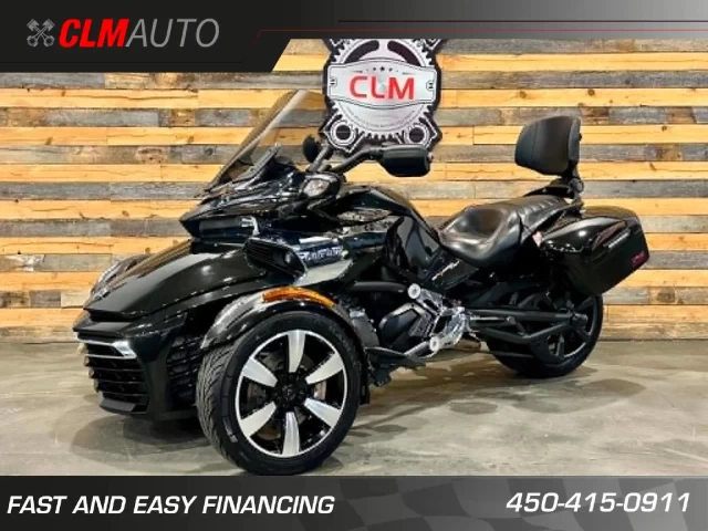 BRP CAN-AM SPYDER F3 ''S'' SE-6 (SEMI-AUTOMATIQUE) + SUSPENSION FOX + BEAUCOUP D'EQUIPEMENTS $$$ + RARE & A1  2015