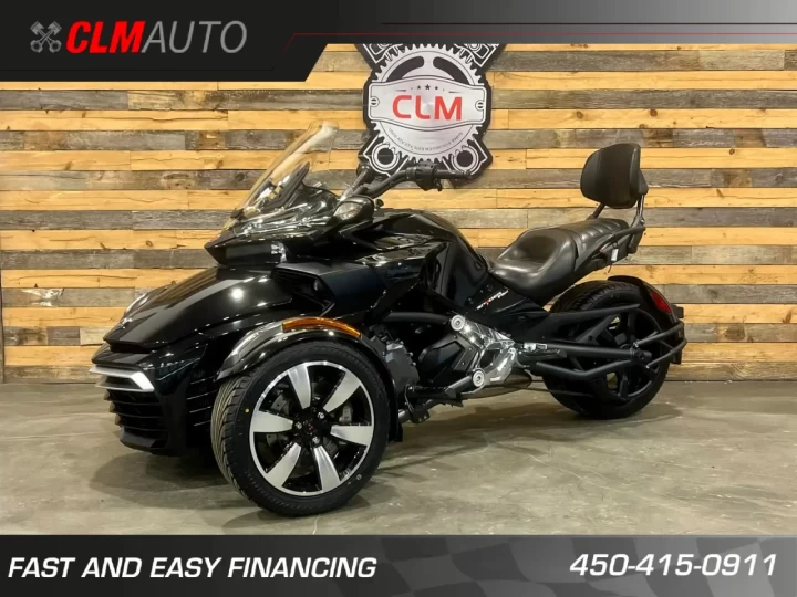 2015 BRP CAN-AM SPYDER F3-S + SE-6 (SEMI-AUTOMATIQUE) + SEULEMENT 28382 KM + CONDITION A1 