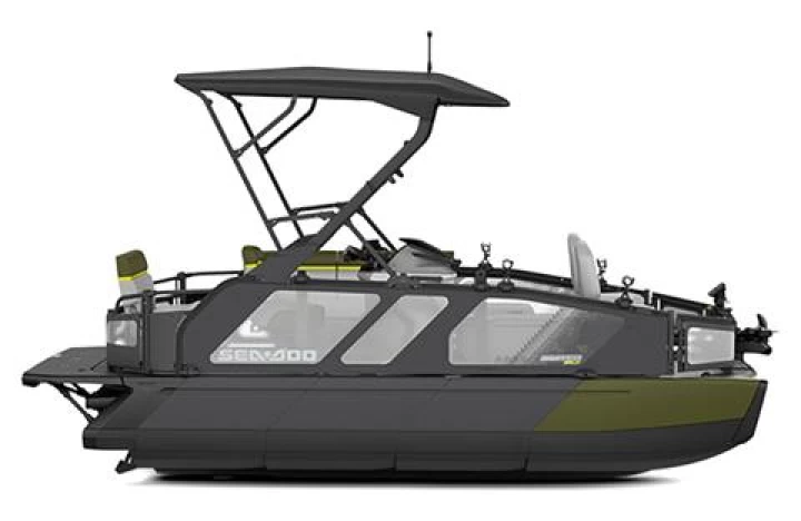 2025 BRP SEA-DOO SWITCH 18' EDITION FISH 170 H.P + IBR + IDF + AUDIO + GPS + TOIT BIMINI + REMORQUE + SEULEMENT 4 HR 