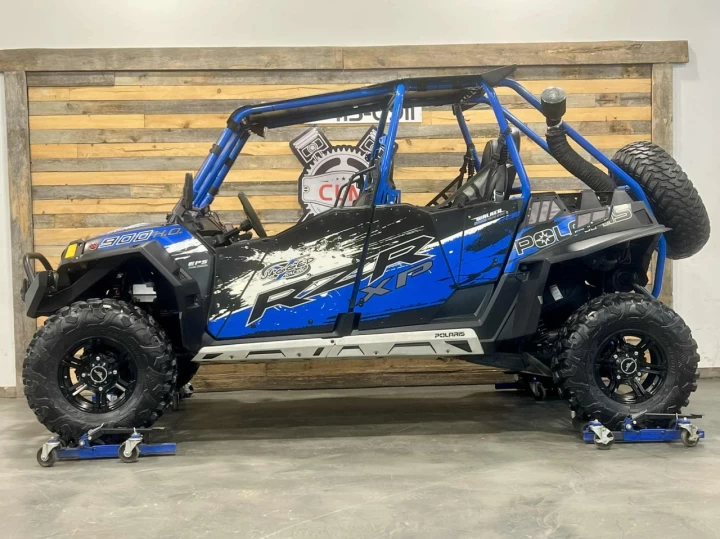 2013 POLARIS RZR4 XP 900 EFI EDITION SPECIALE JAGGED X RACING + 4X4 + EPS + 4 PASSAGERS 