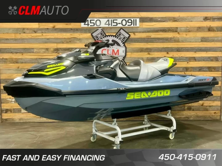 2024 BRP SEA-DOO RXT-X 325 H.P + IBR + VTS + PREMIUM AUDIO + TECH PKG + 40 HR + 3 PASSAGERS + RARE 