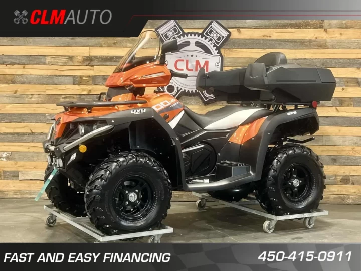 2020 CF MOTO C-FORCE 500 EFI H.O TOURING + 4X4 + EPS + SEULEMENT 1478 KM + COULEUR RARE & IMPECCABLE A1 