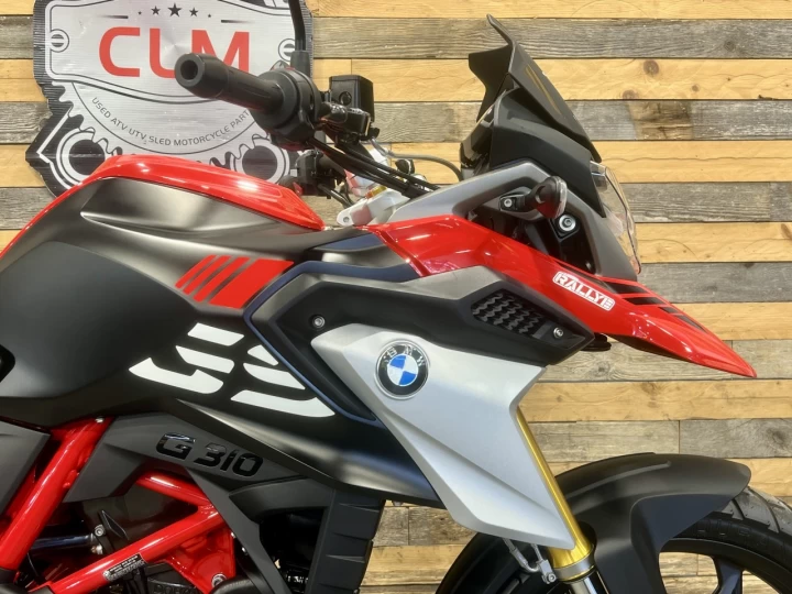 2024 BMW G310 GS EDITION RALLYE + ABS + SEULEMENT 888 KM + RARE & IMPECCABLE A1 
