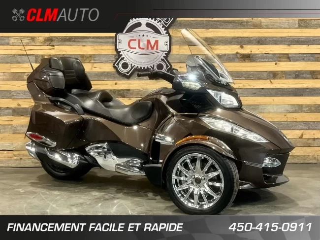 BRP CAN-AM SPYDER RT LIMITED SE-5 (SEMI-AUTOMATIQUE) + SEULEMENT 45618 KM + COULEUR RARE & CONDITION A11 - 2013