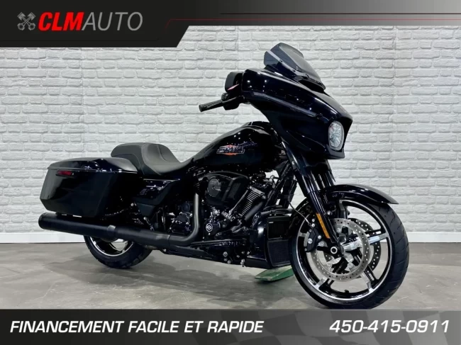 HARLEY DAVIDSON FLHX STREET GLIDE 117 p.c = 1923 cc EFI + ECRAN 12'' GPS + BAS KM 5543 KM + COULEUR RARE & A1 - 2024