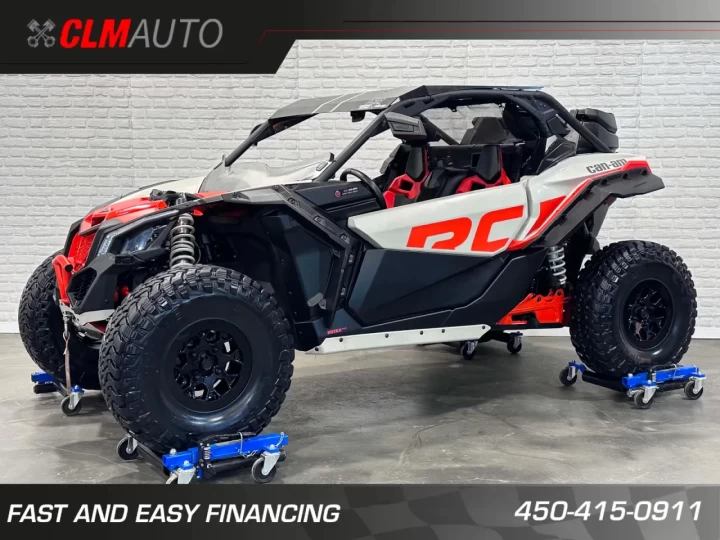 2021 BRP CAN-AM MAVERICK X3 X-RC TURBO + 4WD + DPS + FOX + AUDIO + 64'' + SEULEMENT 3576 KM 