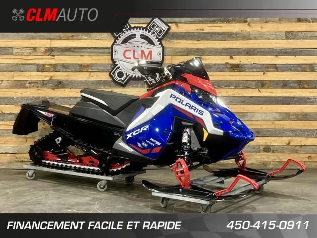 POLARIS INDY 850 XCR 137'' + ECRAN 7S + SEULEMENT 1251 KM + COULEUR RARE & IMPECCABLE A1  2022