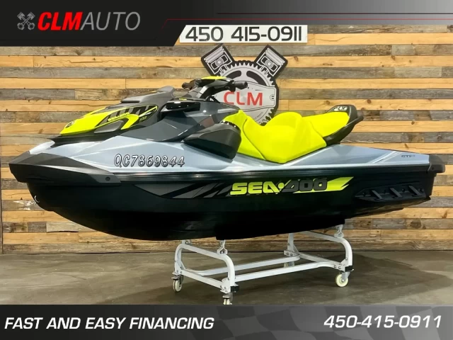 BRP SEA-DOO GTI S.E 170 H.P + IBR + VTS + AUDIO PREMIUM + 3 PASSAGERS + SEULEMENT 45 HR  2021