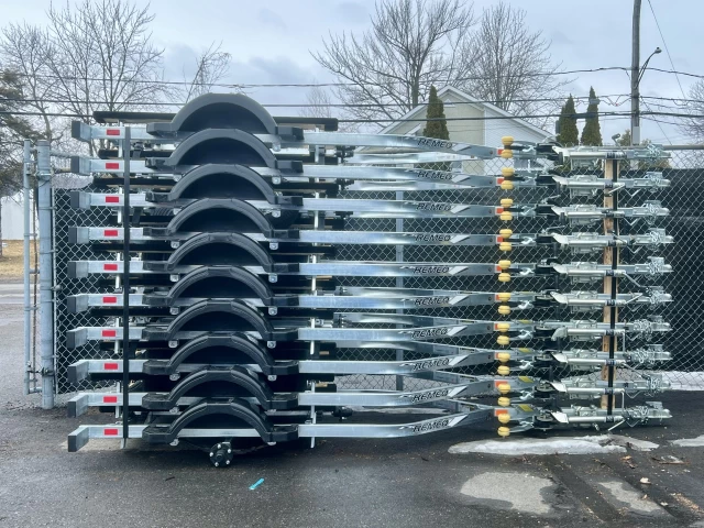 REMEQ REMORQUE A MOTOMARINE NEUVE SIMPLE GALVANISÉ + JACK  2026