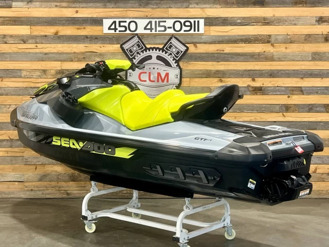 BRP SEA-DOO GTI S.E 170 H.P + IBR + VTS + AUDIO PREMIUM + 3 PASSAGERS + SEULEMENT 45 HR  2021