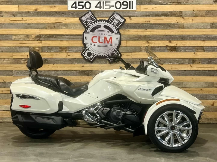 2016 BRP CAN-AM SPYDER F3 LIMITED SE-6 (SEMI-AUTOMATIQUE) + ROTAX 1330 cc EFI + SEULEMENT 34305 KM + ENSEMBLE CHROME 