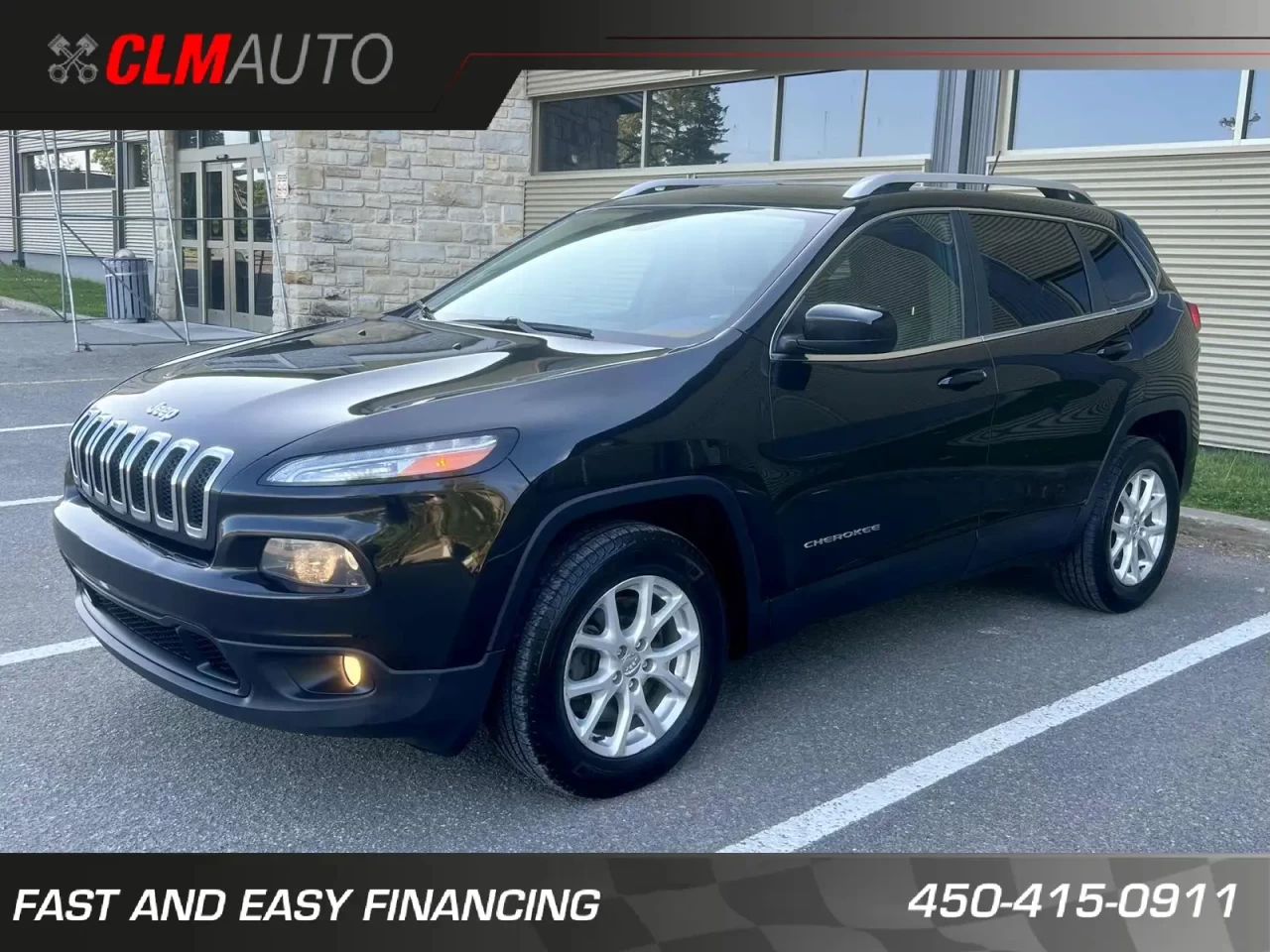 2014 JEEP CHEROKEE EDITION NORTH + V6 + 4X4 + 5 PASSAGERS + 196750 KM + PAS DE ROUILLE A1  Image principale