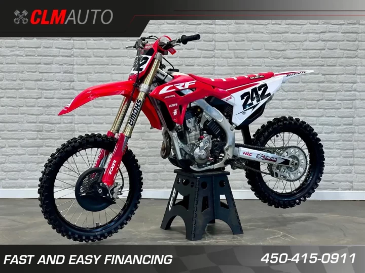 2024 HONDA CRF 250R PGM-FI + 4 TEMPS + SEULEMENT 52.5 HEURES + RARE & A1 