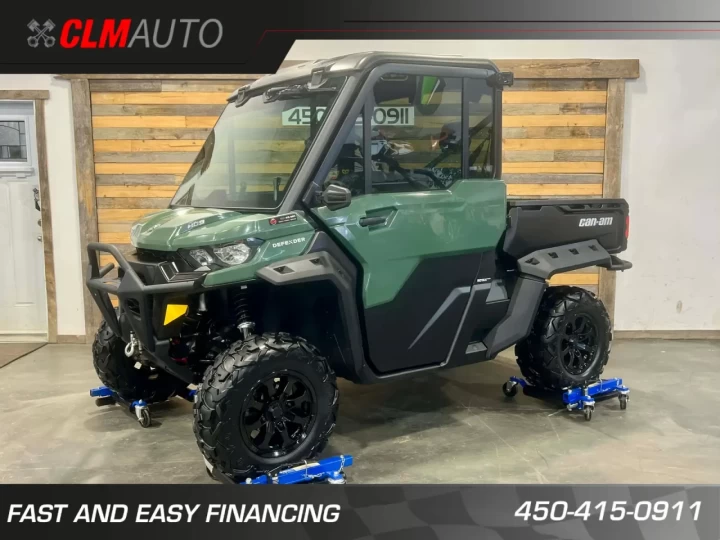 2024 BRP CAN-AM DEFENDER CAB HD-9 EFI + 4X4 + D.P.S + SEULEMENT 6972 KM + RARE & CONDITION A1 