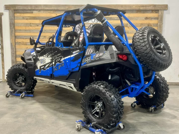 2013 POLARIS RZR4 XP 900 EFI EDITION SPECIALE JAGGED X RACING + 4X4 + EPS + 4 PASSAGERS 