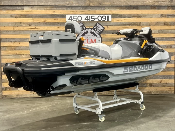 2025 BRP SEA-DOO FISH PRO 170 HP EDITION TROPHY + IBR + VTS + IDF + GPS + AUDIO + TECH PKG + COOLER + 4 HR + COULEUR & MODELE RARE + A1 