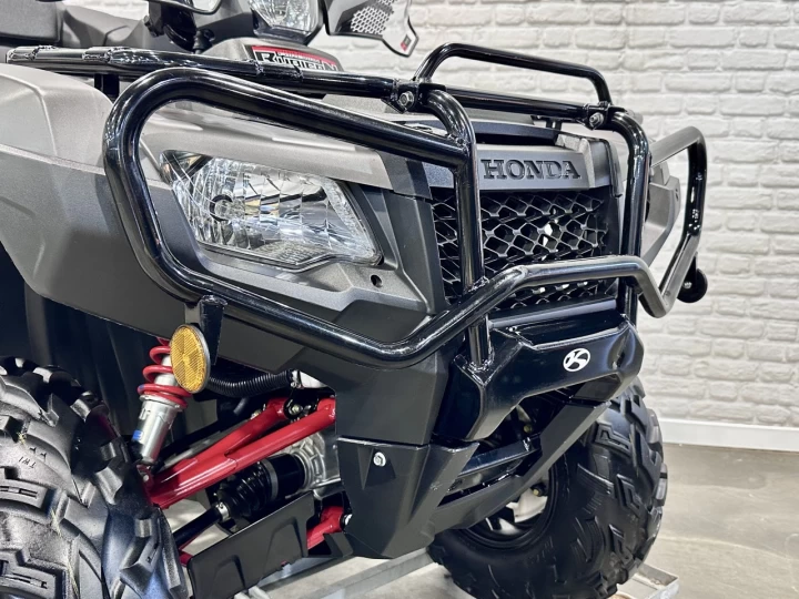 2019 HONDA TRX FOREMAN RUBICON 500 DELUXE + 4WD + POWER STEERING + SEULEMENT 790 KM + IMPECCABLE & RARE 
