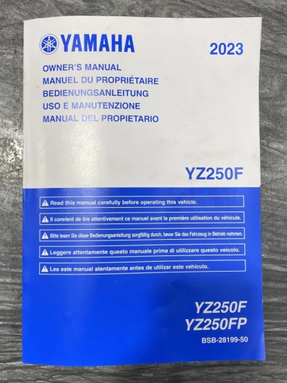 2023 YAMAHA YZ 250 F / EFI-4 TEMPS / 40 HR / MX 
