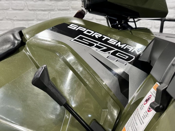 2017 POLARIS SPORTSMAN 570 EFI BIG BOSS 6X6 EPS + 2 PASSAGERS + 6256 KM + RARE & A1 