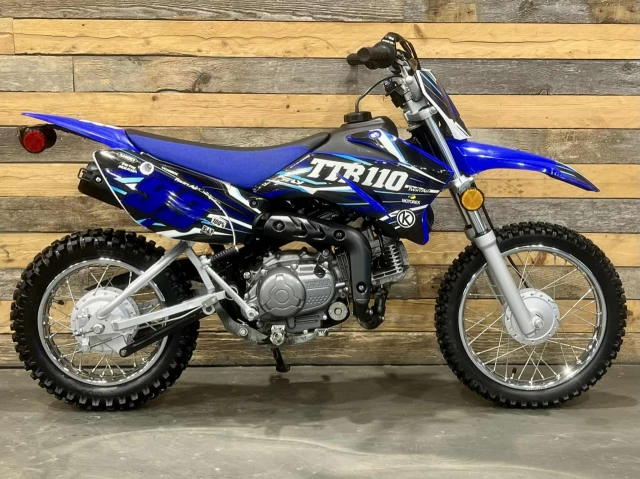 YAMAHA TTR 110E = DEMARREUR ELECTRIQUE + 4 TEMPS + SEMI-AUTOMATUQUE + TRES PEU UTILISÉE + RARE & CONDITION A1  2021