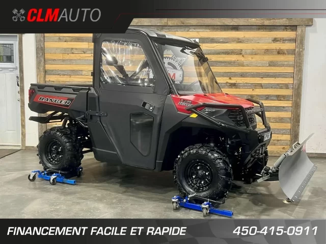 POLARIS RANGER 1000 EFI + 4X4 + EPS + SEULEMENT 1216 KM + 3 PASSAGERS + TOUTE ÉQUIPÉE + CONDITION A1  2020