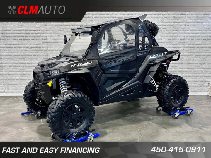 2016 POLARIS RZR XP 1000 EFI + 4WD + E.P.S + FOX + AUDIO + CABINE FERMÉ + CHAUFFAGE + RARE & A1 