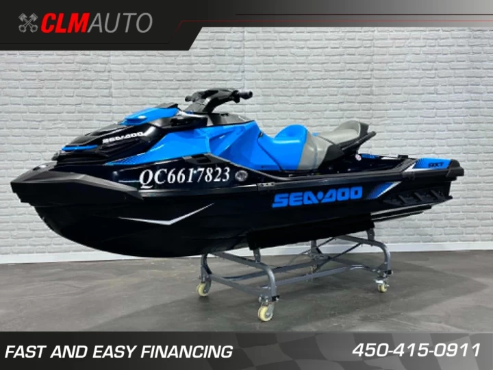 2019 BRP SEA-DOO RXT 230 HP + IBR + VTS + 3 PASSAGERS + 131 HR SEULEMENT + RARE & A1 