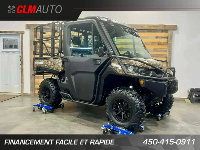 BRP CAN-AM DEFENDER CAB XT HD-10 + DPS + 4WD + CABINE + CHAUFFAGE + 2802 KM + RARE - 2016