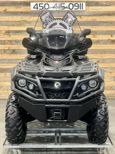 2021 BRP CAN-AM OUTLANDER MAX XT 650 EFI + 4X4 + DPS + VRAI VTT 2 PLACES LEGALE EN SENTIER + 6479 KM + RARE 