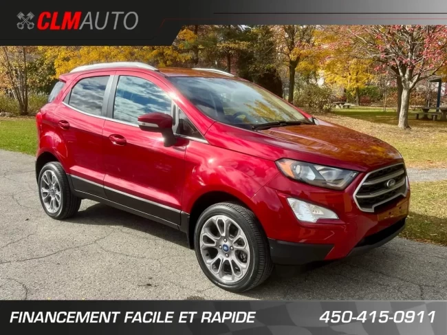 FORD ECOSPORT TITANIUM AWD + 2.0L + TOUTE ÉQUIPÉE + 78096 KM - 2020