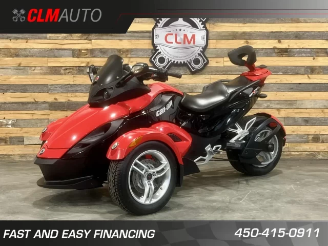 BRP CAN-AM SPYDER ROADSTER SE-5 (SEMI-AUTOMATIQUE) + DOSSIER PASSAGER + 86105 KM  2009