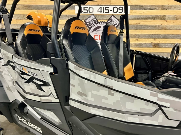 2021 POLARIS RZR4 XP 1000 EDITION HIGH LIFTER + E.P.S + 4X4 + 4 PASSAGERS + 5421 KM 