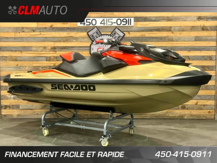 2025 BRP SEA-DOO RXP-X 325 H.P + IBR + VTS + PREMIUM AUDIO + TECH PKG + 4 HR + RARE & A1 