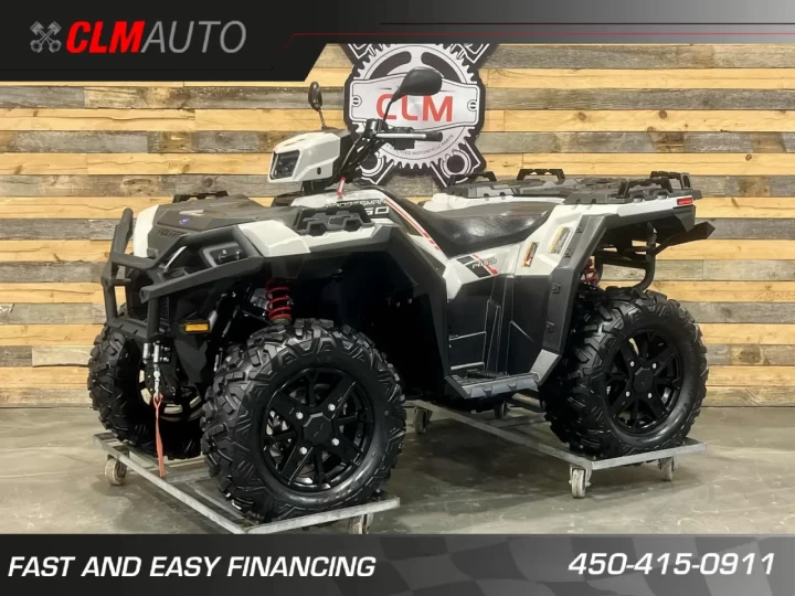 2023 POLARIS SPORTSMAN 850 EFI ULTIMATE TRAIL + 4X4 + EPS + SEULEMENT 534 KM / 34 HR + CONDITION A1 