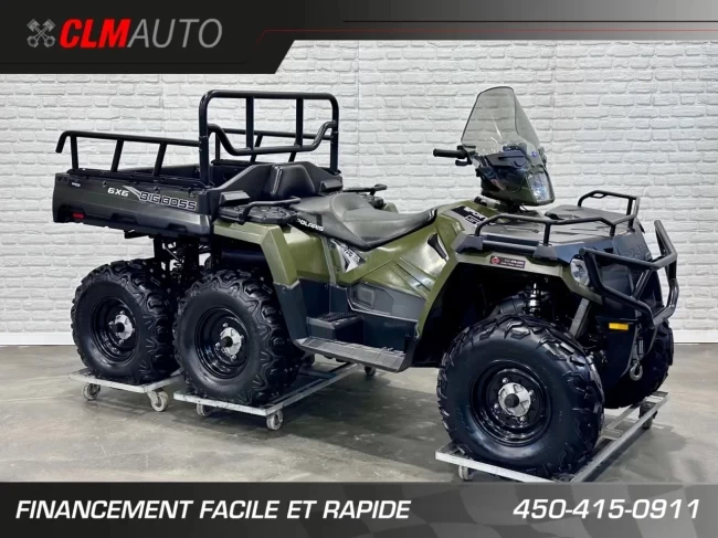 POLARIS SPORTSMAN 570 EFI BIG BOSS 6X6 EPS + 2 PASSAGERS + 6256 KM + RARE & A1 - 2017