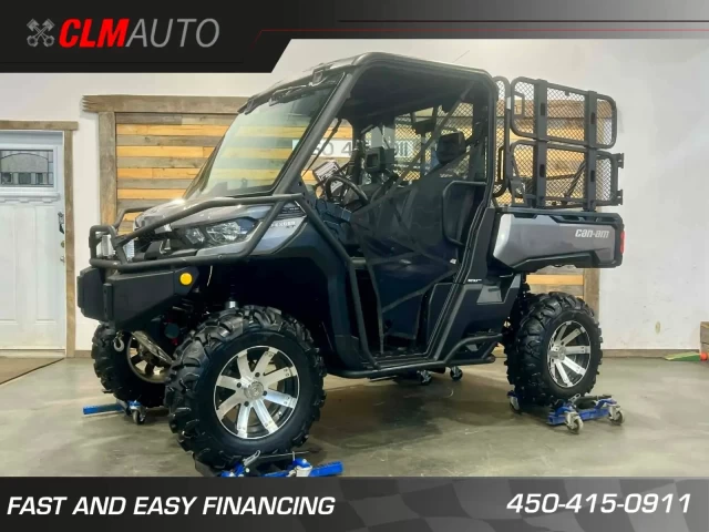 BRP CAN-AM DEFENDER XT HD-10 + 4WD + DPS + BEAUCOUP D'ÉQUIPEMENTS $$$ + RARE & A1  2018