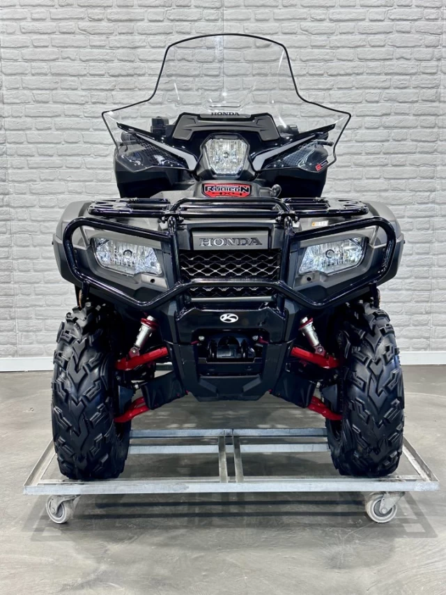 HONDA TRX FOREMAN RUBICON 500 DELUXE + 4WD + POWER STEERING + SEULEMENT 790 KM + IMPECCABLE & RARE  2019
