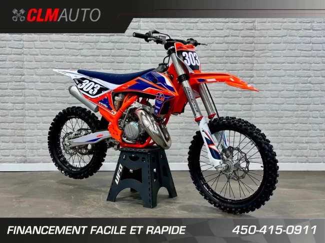KTM 150 SX - 2 TEMPS - MX MOTOCROSS + SEULEMENT 27 HR + RARE & IMPECCABLE A1 - 2022