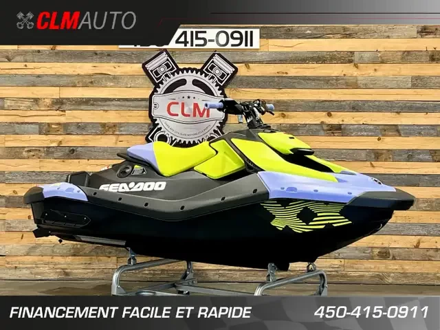 BRP SEA-DOO SPARK TRIXX 90 H.P + IBR + NOUVEAU MODE TRIXX + BANC FREESTYLE 1 UP + 0 HR  2024
