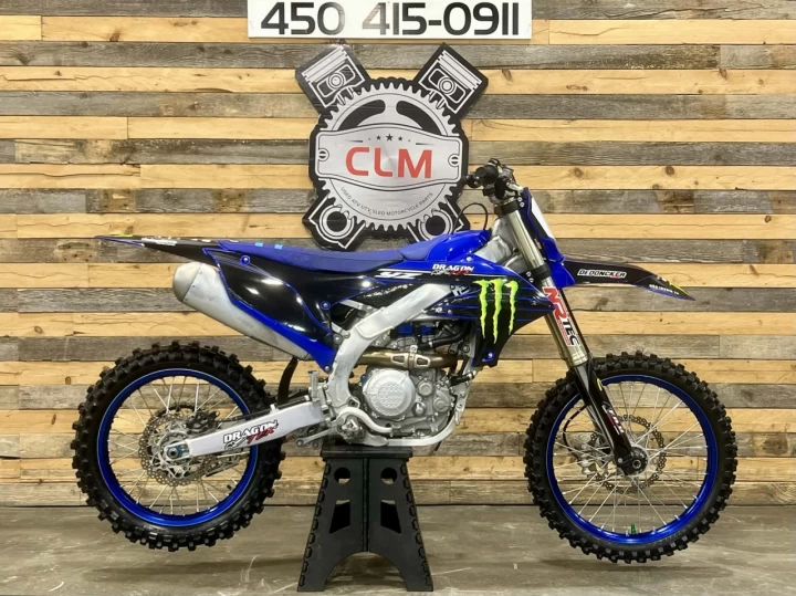 2024 YAMAHA YZ 450F EFI + 4 TEMPS + SEULEMENT 25 HR + LOOK UNIQUE & CONDITION A1 