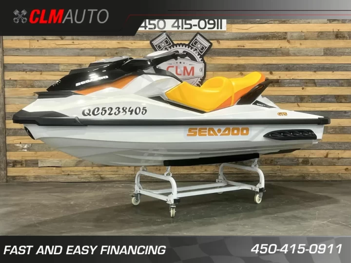 2016 BRP SEA-DOO GTS 130 H.P + 3 PASSAGERS + 176 HR + IMPECCABLE A1 