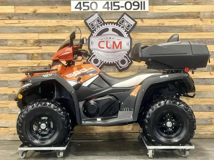 2020 CF MOTO C-FORCE 500 EFI H.O TOURING + 4X4 + EPS + SEULEMENT 1478 KM + COULEUR RARE & IMPECCABLE A1 