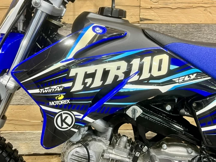2021 YAMAHA TTR 110E = DEMARREUR ELECTRIQUE + 4 TEMPS + SEMI-AUTOMATUQUE + TRES PEU UTILISÉE + RARE & CONDITION A1 