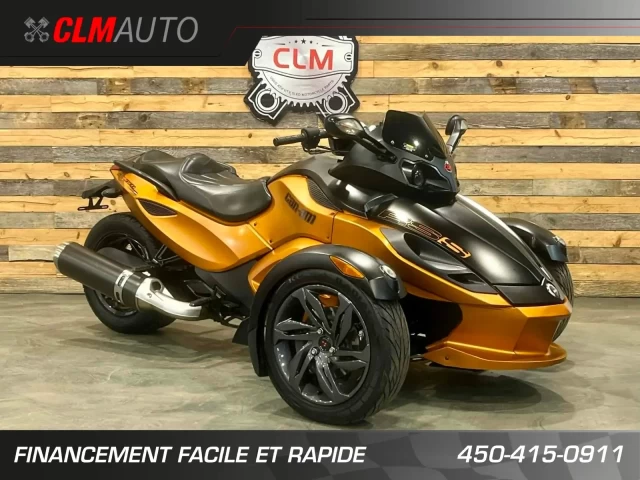 BRP CAN-AM SPYDER RS-S / SM-5 MANUELLE @ CLUTCH + FOX PODIUM + 44585 KM + COULEUR RARE & A1  2008