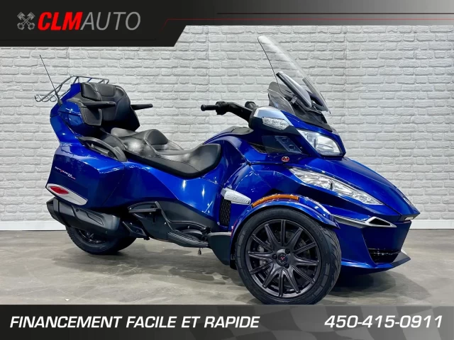 BRP CAN-AM SPYDER RT-S SE-6 (SEMI-AUTOMATIQUE) + ROTAX 1330 ACE EFI + ENSEMBLE DARK + 47291 KM SEULEMENT + RARE & PROPRE  2017