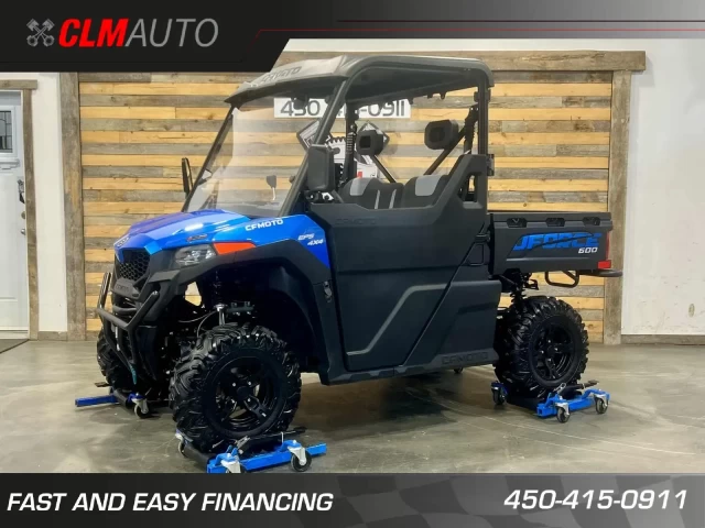 CF MOTO U-FORCE 600 EFI + 4X4 + EPS + SEULEMENT 337 KM + BEAUCOUP D'ÉQUIPEMENTS $$$ + GARANTIE  2023