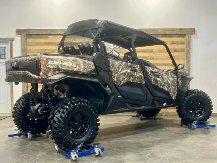 2023 BRP CAN-AM COMMANDER MAX CREW 1000R EFI + 4X4 + DPS + SEULEMENT 154 KM / 17 HR + 4 PASSAGERS + RARE & A1 