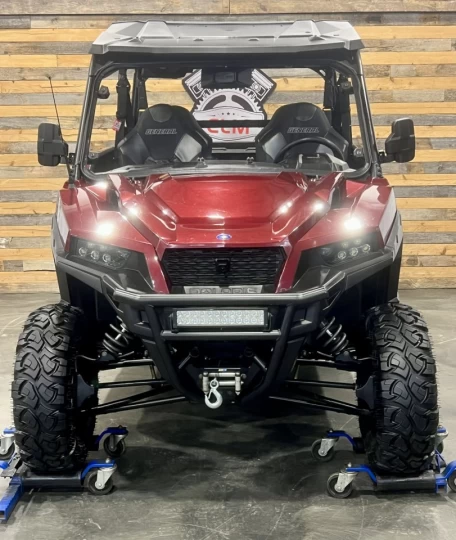 2021 POLARIS GENERAL 4 CREW EDITION DELUXE 1000 EFI + 4X4 + EPS + RIDE COMMAND GPS / AUDIO + FOX QS3 + 4 PASSAGERS 